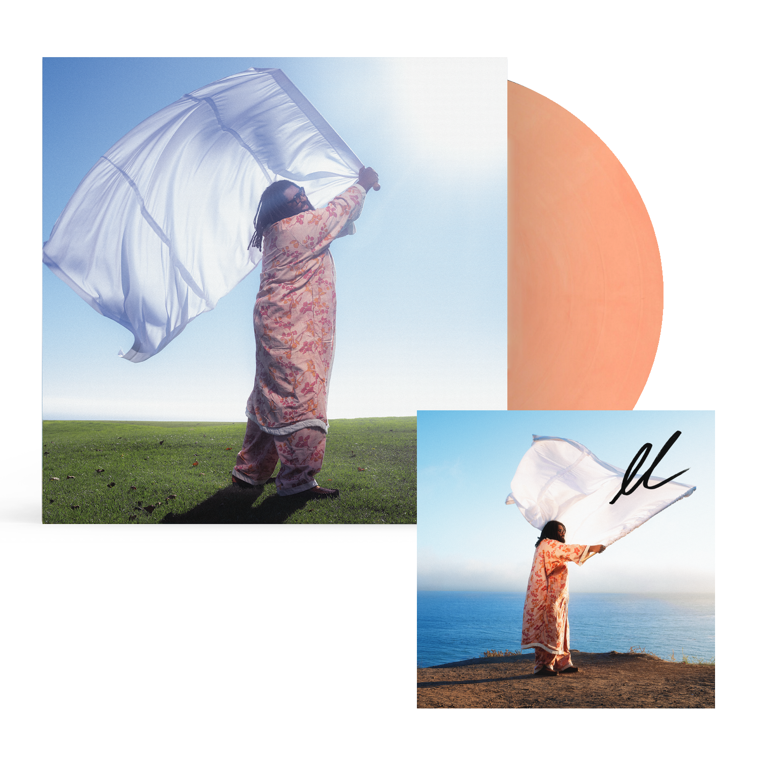 Sounds For Someone Alternative Artwork Orange LP + Signed Art Card