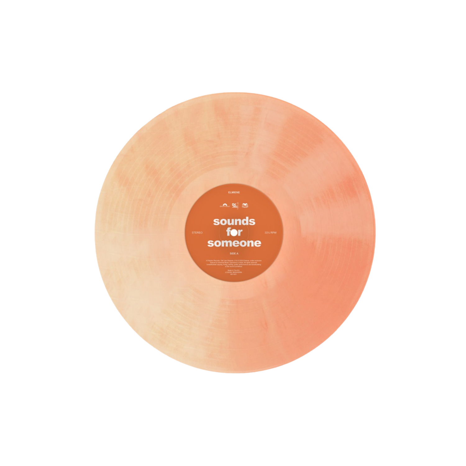 Elmiene - Sounds For Someone Alternative Artwork Orange LP
