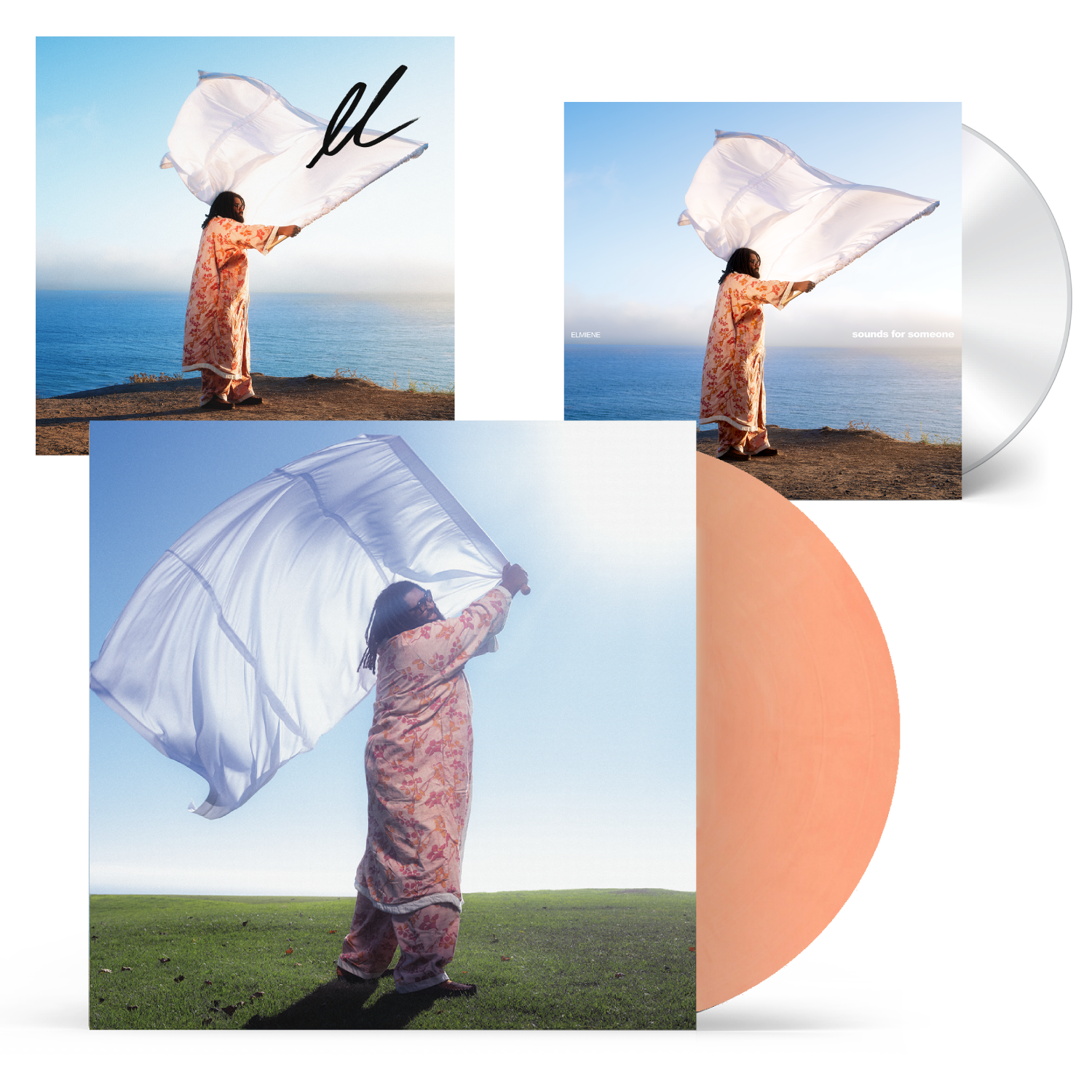 Sounds For Someone CD, Alternative Artwork Orange LP + Signed Art Card